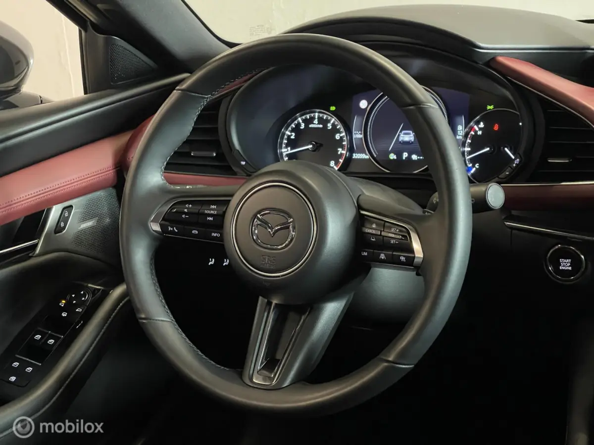 2.0 e-Skyactiv-X M Hybrid 186 Exclusive-Line | Rood Leder | Pano | HUD | Bose | Memory