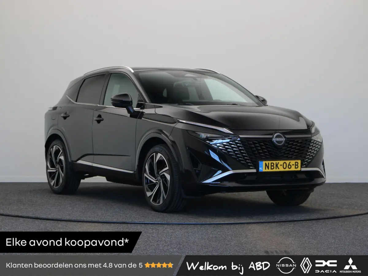 1.3 MHEV Xtronic Tekna Plus | Lederen bekleding | Elektrisch voorstoelen met geheugen | BOSE audio | Stoel, stuur en voorruitverwarming | Headup-display | Panoramadak |
