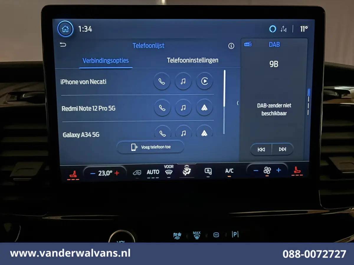 2.0 TDCI 130pk L3H2 Nieuw Model Euro6 Airco | Camera | XL Navigatie | Apple Carplay | Cruisecontrol Android Auto, Stoelverwarming, Verwarmde Voorruit, 270 Graden Achterdeuren, Parkeersensore