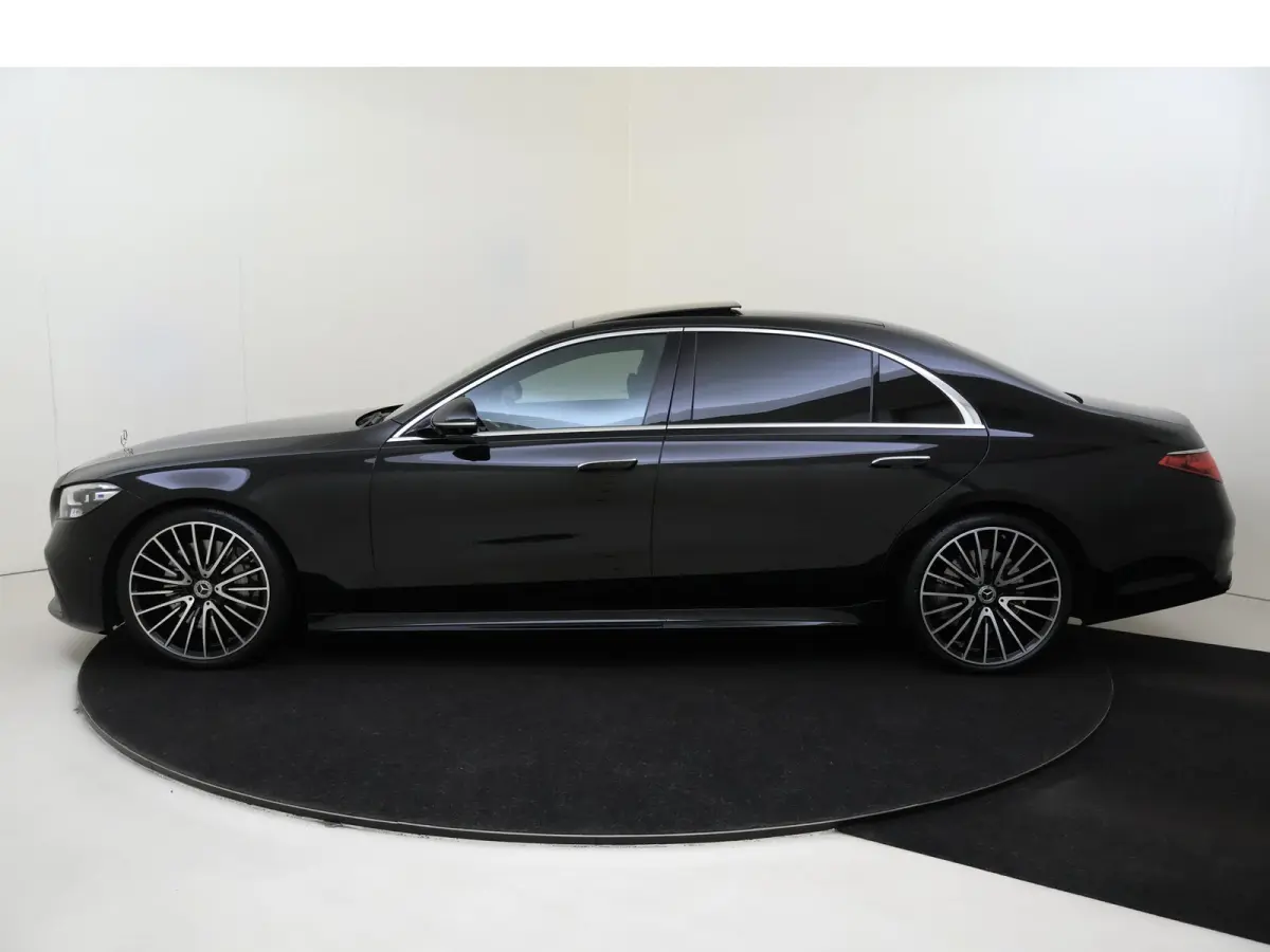 580 4MATIC Lang AMG Line /Panoramadak /Achterasbesturing /Burmester 4D /Rijassistentiepakket /First class pakket /TV's achter