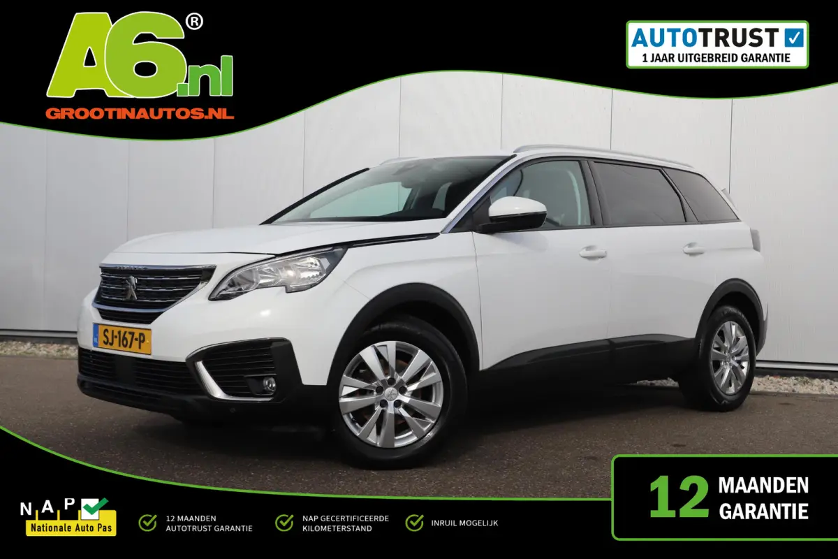 1.2 PureTech Active 7 Persoons Trekhaak Navigatie Achteruitrijcamera LMV Virtual Cockpit Climate Cruise Control