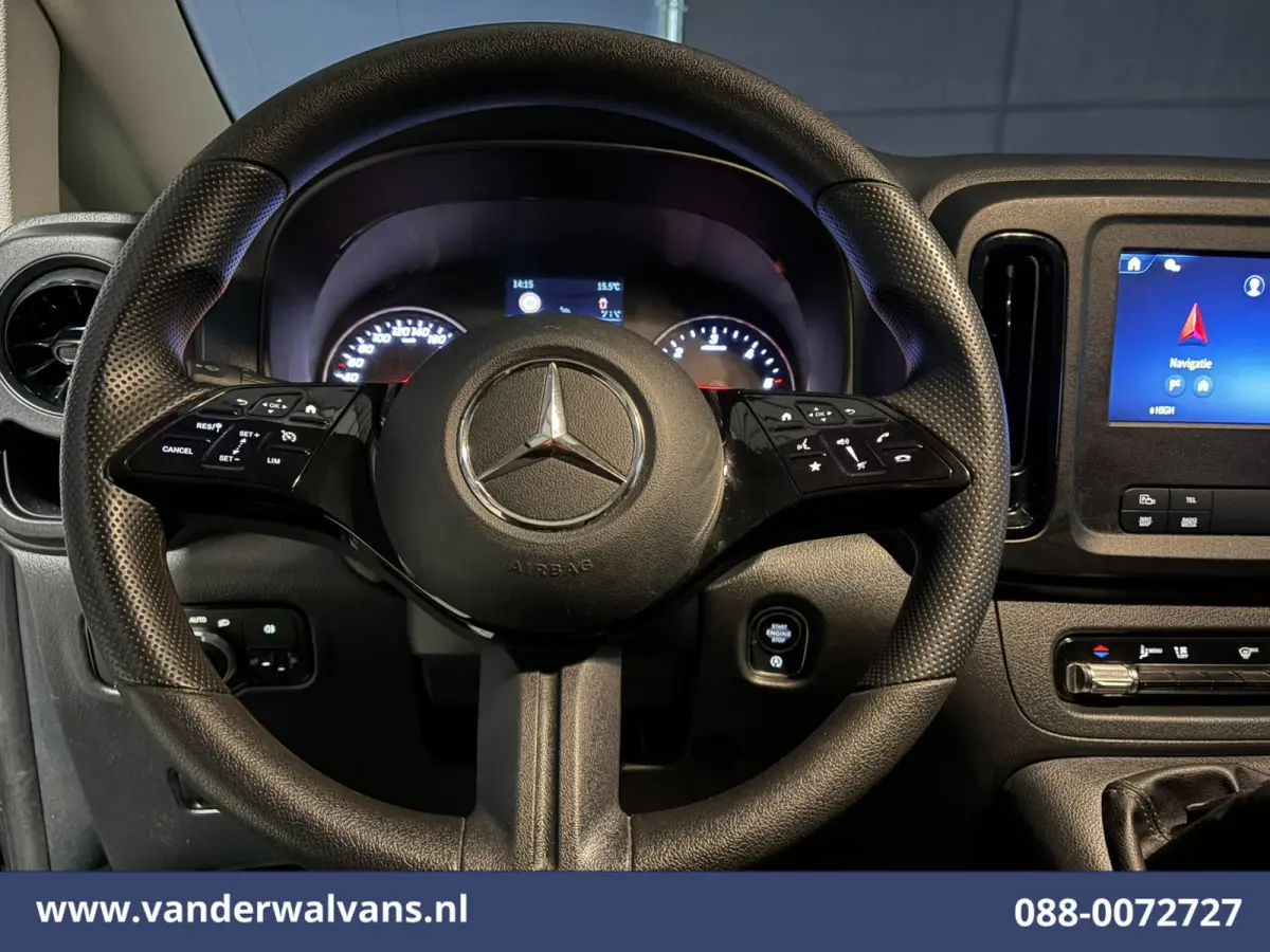 116 CDI 164pk 2025 Model L2H1 Euro6 Airco | XL MBUX | Camera | Navigatie | Cruisecontrol Stoelverwarming, Parkeersensoren, Bijrijdersbank