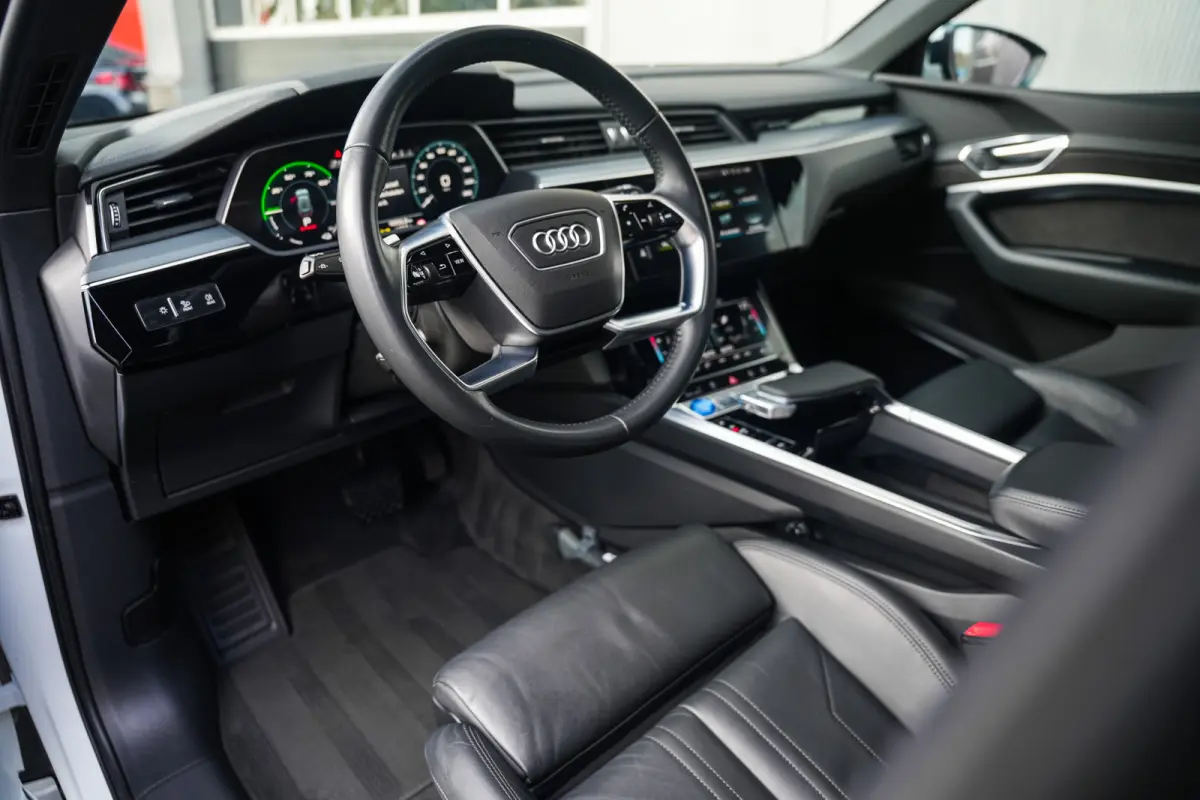 55 Quattro 95 kWh 408 pk Advanced Pro Line Plus S-Line / Marge-Auto/ Pano-Dak/ B&O/ HUD/ Matrix-LED/ ACC/ 360-camera/ Keyless/ Memory/ 21'' LMV
