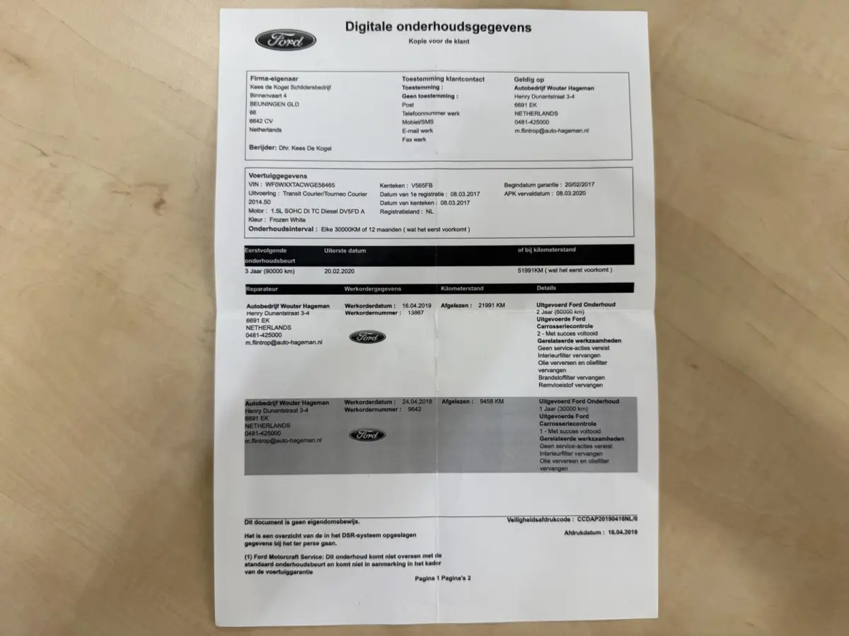 1.5 TDCI Ambiente | Cruise | Airco | Stoelverwarming | Schuifdeur | Trekhaak | Sensoren