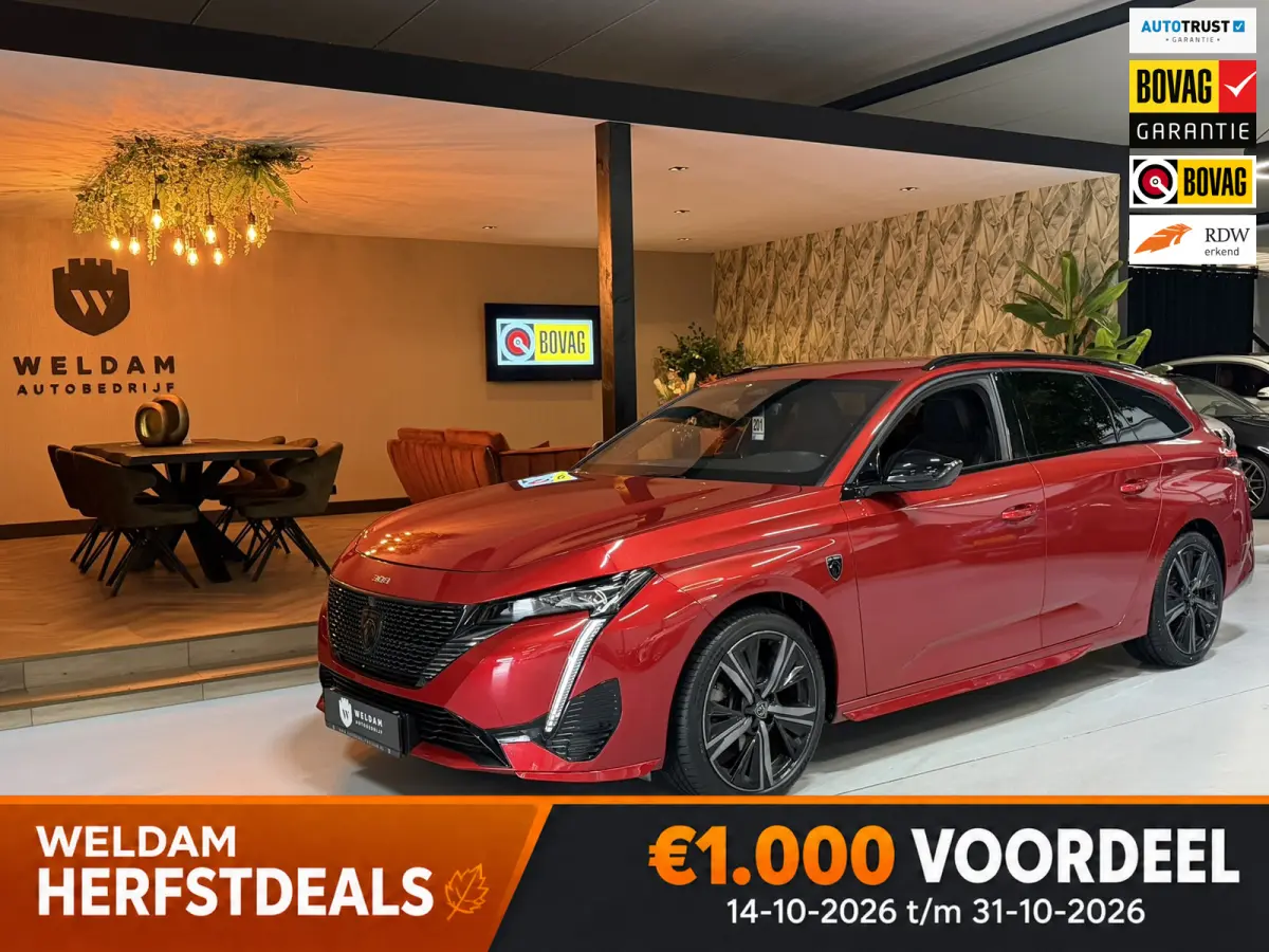1.2 PureTech GT Pack Garantie|Memory|Massage|360grCamera|ACC|Lane|Virtual|Leder|Carplay|LED|Rijklaar