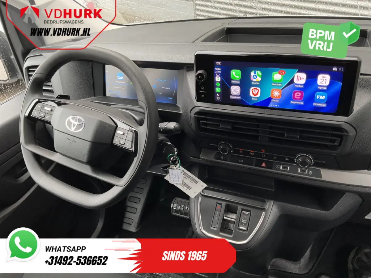 e-ProAce L3 75 kWh 350 km WLTP Carplay/ Snellader/ Standkachel/ Cruise/ Airco/ Camera/ PDC