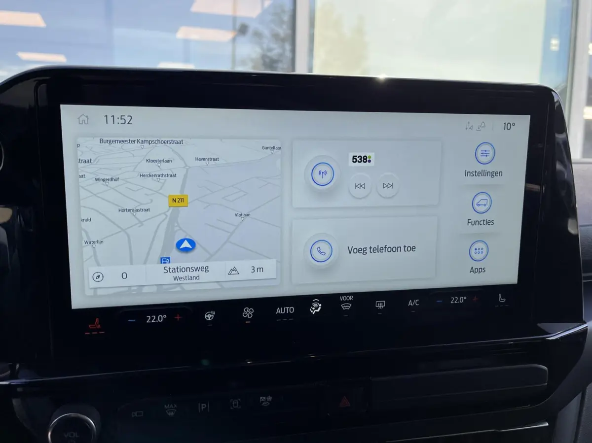 Tourneo 340 2.5 PHEV L2H1 Titanium X 233PK Emissiezonevrij!! Ex. BTW/incl. BPM 8Pers. Adaptieve Cruise Winterpack VOL leder 8 zitplaatsen verschuif/uitneembare stoelen Adaptieve Cruise Clima