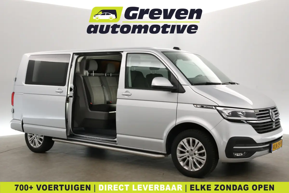 2.0 TDI BULLI 150PK L2H1 | Automaat | Dubbele Cabine | Airco | Cruise | Virtual | Camera | Carplay | Trekhaak