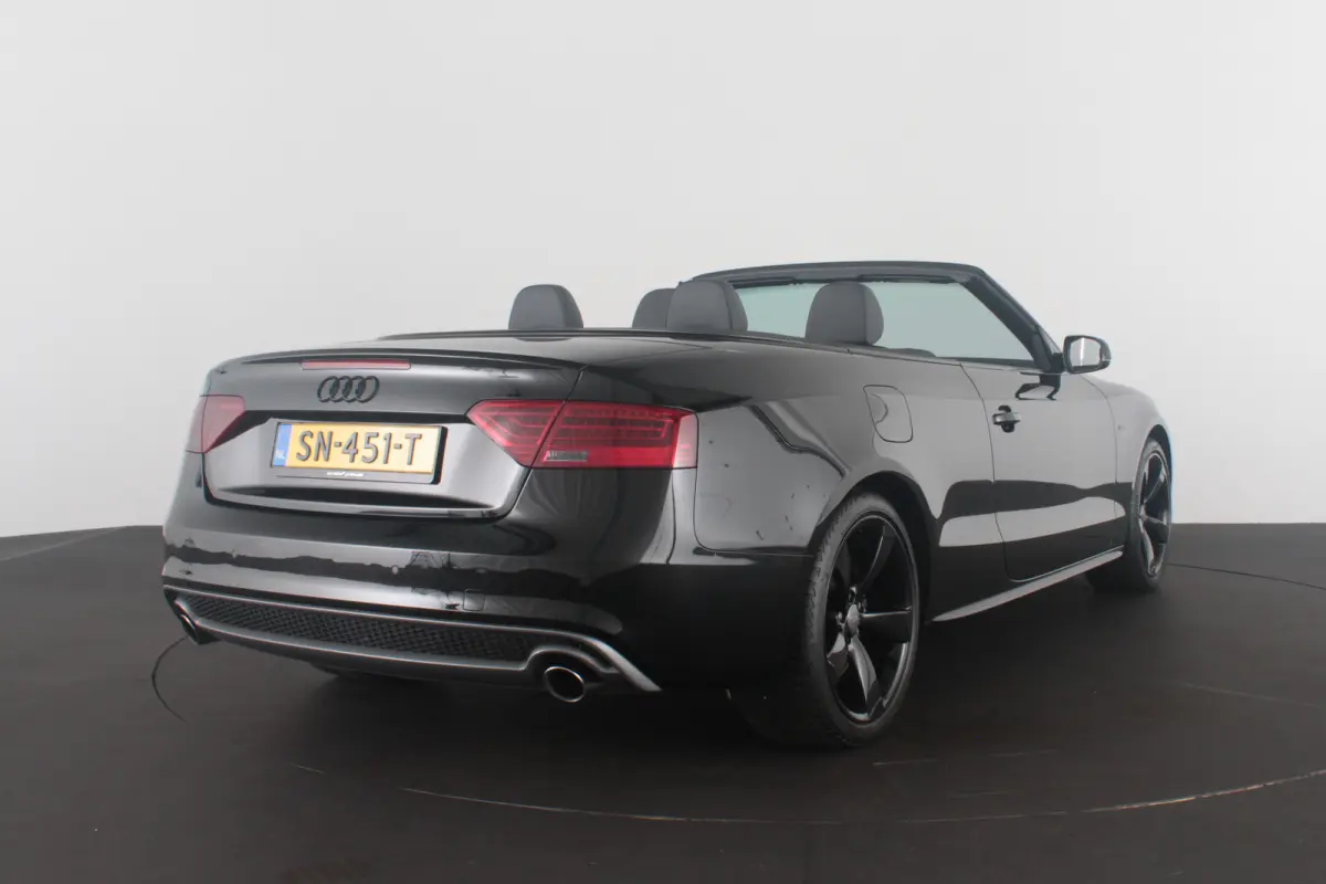 1.8 TFSI S line > 177pk/Cabrio/Full Black/Sportstoelen verwarmbaar...