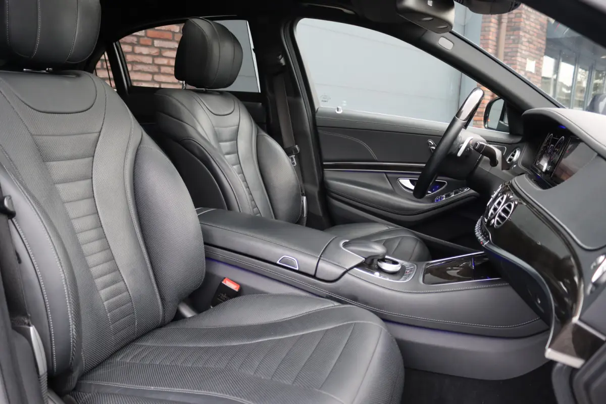 400 HYBRID Lang AMG Line | Luchtvering | Distronic+ | Massage | Panoramadak | Burmester | Memory | Stoelventilatie | Surround Camera | Zonweringspakket |