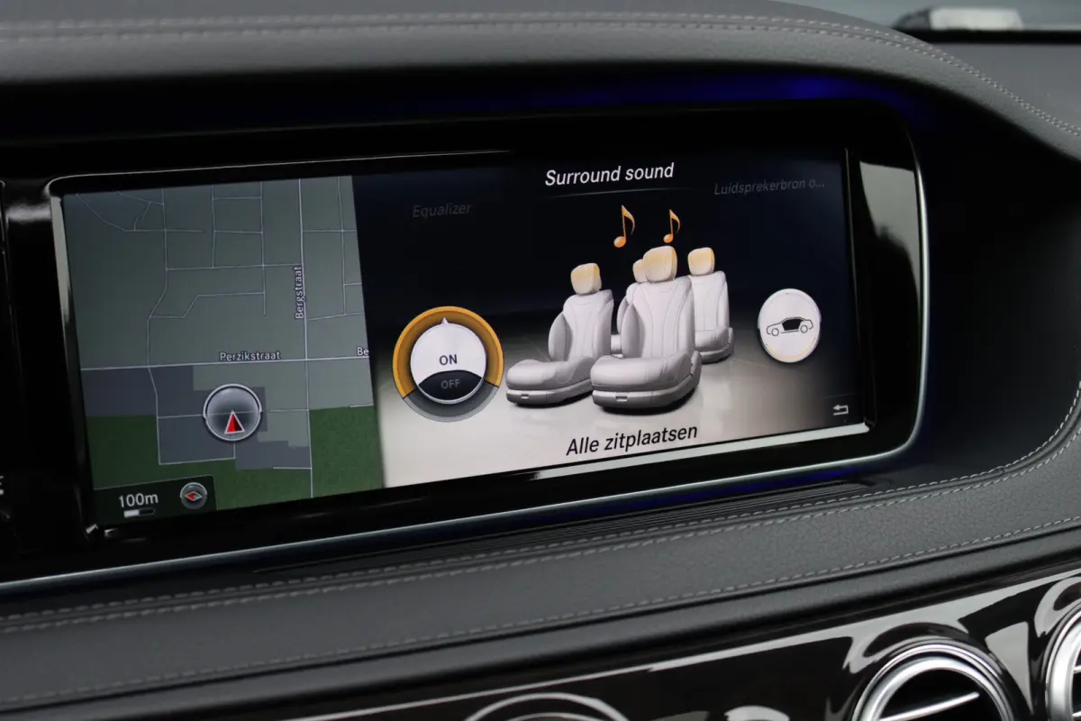 400 HYBRID Lang AMG Line | Luchtvering | Distronic+ | Massage | Panoramadak | Burmester | Memory | Stoelventilatie | Surround Camera | Zonweringspakket |