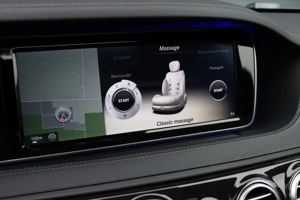 400 HYBRID Lang AMG Line | Luchtvering | Distronic+ | Massage | Panoramadak | Burmester | Memory | Stoelventilatie | Surround Camera | Zonweringspakket |