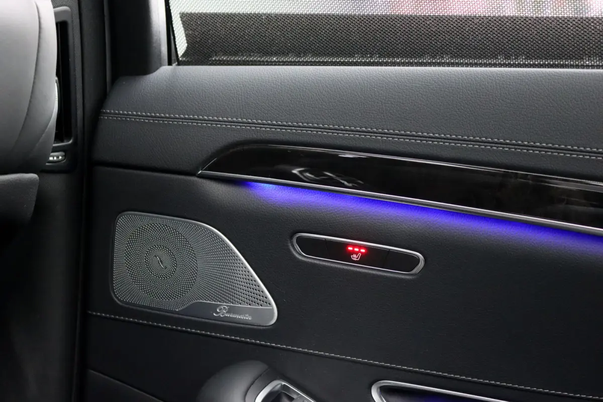 400 HYBRID Lang AMG Line | Luchtvering | Distronic+ | Massage | Panoramadak | Burmester | Memory | Stoelventilatie | Surround Camera | Zonweringspakket |