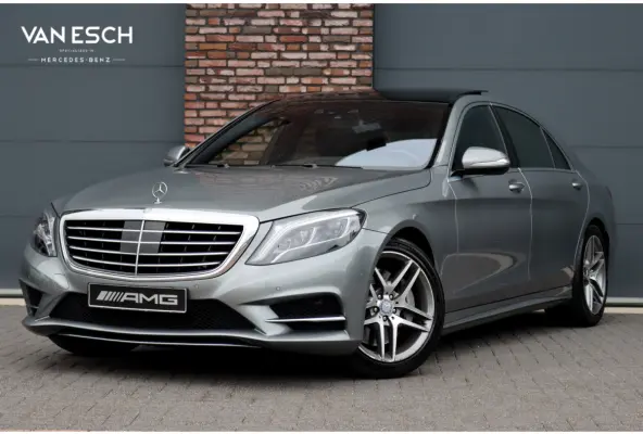 400 HYBRID Lang AMG Line | Luchtvering | Distronic+ | Massage | Panoramadak | Burmester | Memory | Stoelventilatie | Surround Camera | Zonweringspakket |