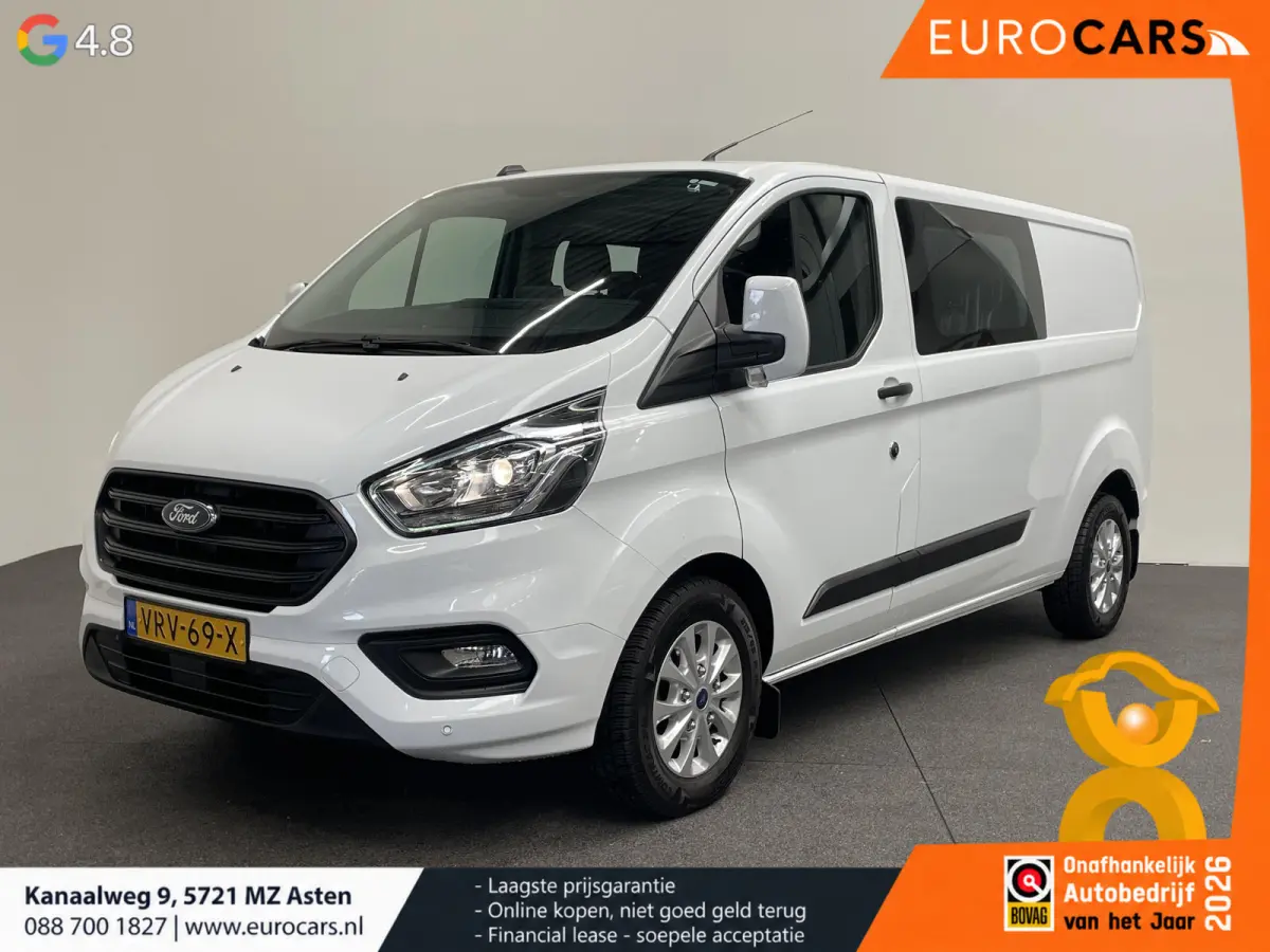 300 2.0 TDCI L2H1 Trend Dubbele Cabine Automaat Navigatie Airco Navigatie Bluetooth Trekhaak Parkeercamera Parkeersensoren voor en achter