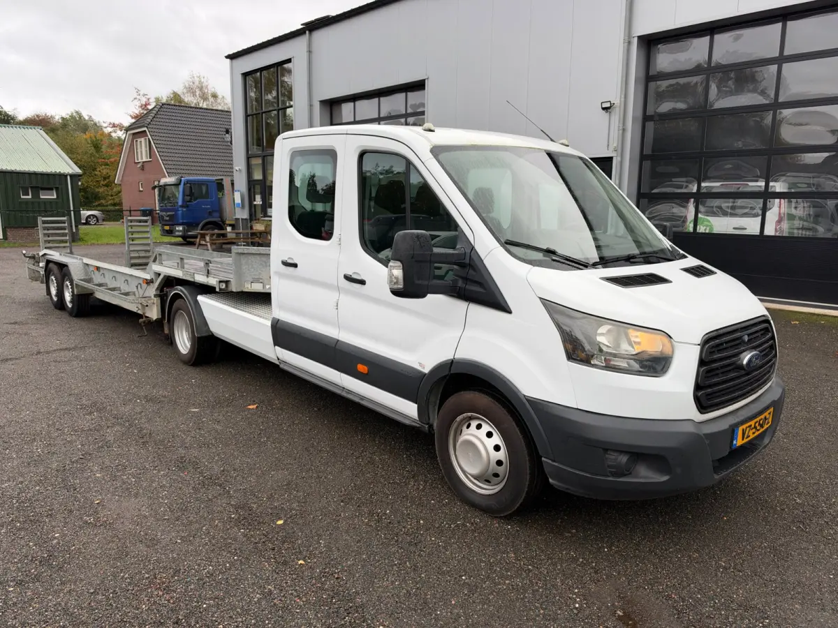 170PK EURO 6 DC BE Combi 8.1 ton Veldhuizen Kuiptrailer Semi Dieplader Trekker + oplegger Combinatie
