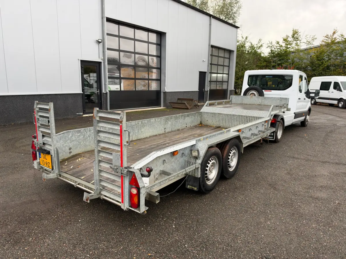 170PK EURO 6 DC BE Combi 8.1 ton Veldhuizen Kuiptrailer Semi Dieplader Trekker + oplegger Combinatie