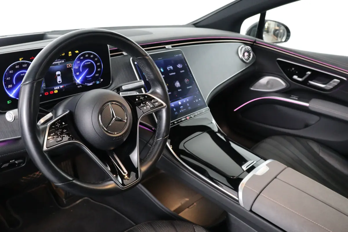 450+ Business Line 108 kWh | Open Dak | Luxe Leder | Memory Zetels | Burmester | Massage | HUD | LED | BLIS | 360 Camera | Stoelverwarming/Koeling | Navi | Clima