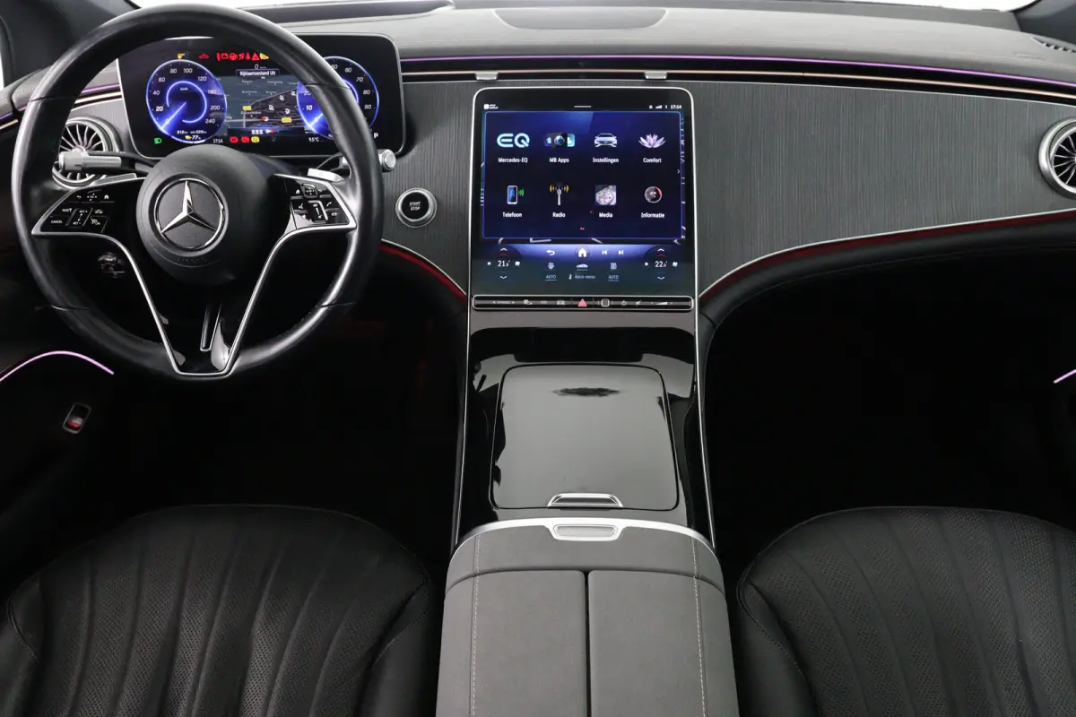 450+ Business Line 108 kWh | Open Dak | Luxe Leder | Memory Zetels | Burmester | Massage | HUD | LED | BLIS | 360 Camera | Stoelverwarming/Koeling | Navi | Clima