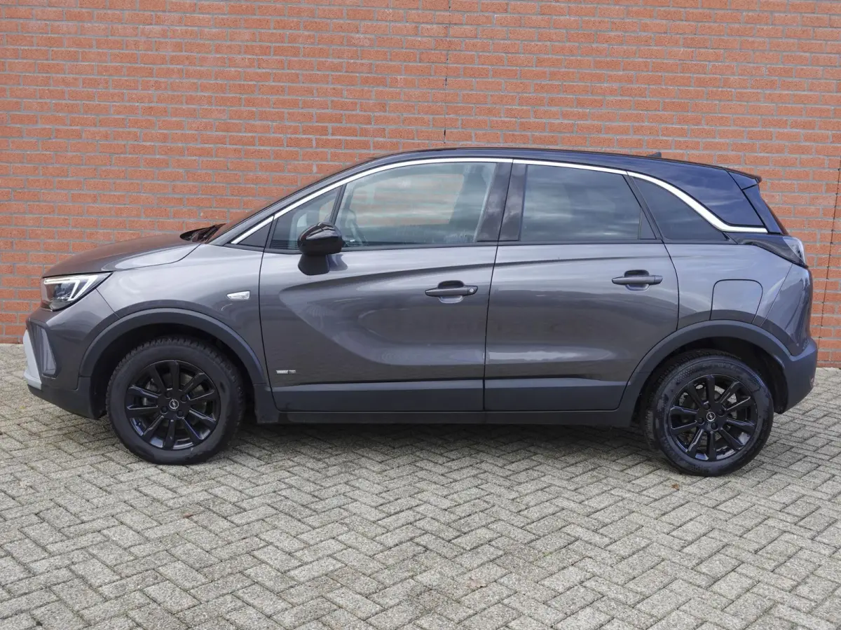 1.2 Turbo 130pk Automaat Elegance Opel Crossland 1.2 Turbo 130pk AUT. Elegance Navigatie Apple Carplay/Android Auto Camera Parkeersensoren Cruise Control Stoel- en Stuurverwarming Keyless En