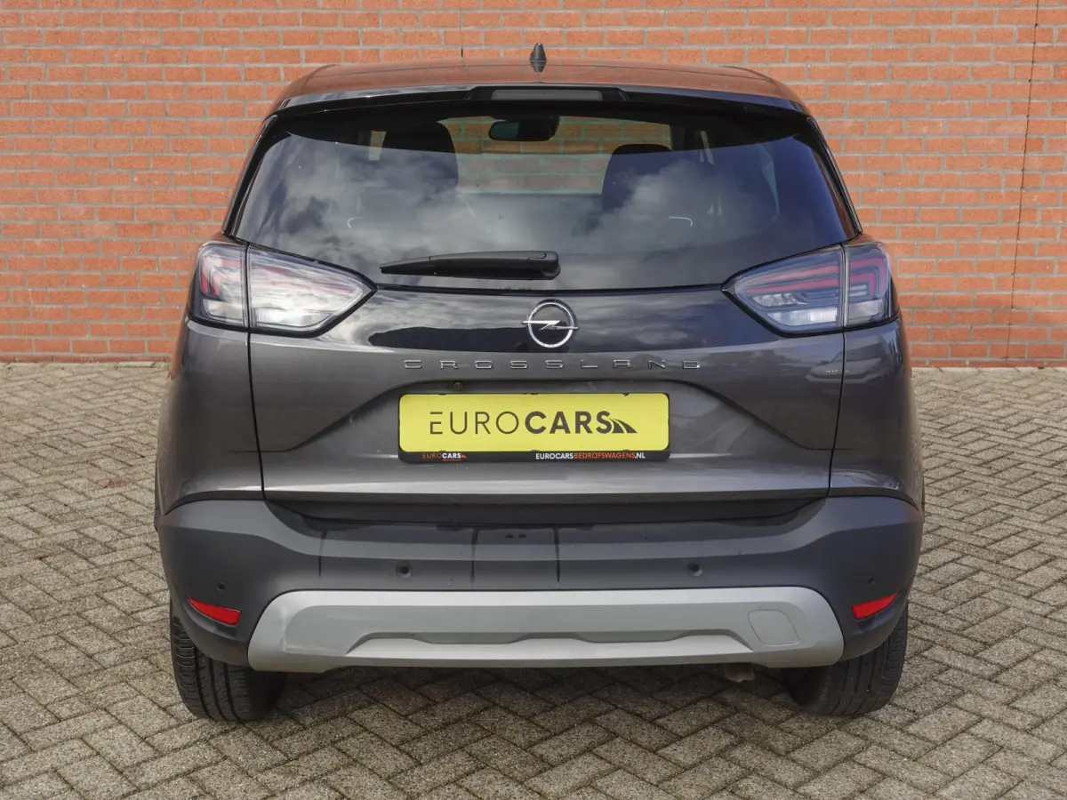 1.2 Turbo 130pk Automaat Elegance Opel Crossland 1.2 Turbo 130pk AUT. Elegance Navigatie Apple Carplay/Android Auto Camera Parkeersensoren Cruise Control Stoel- en Stuurverwarming Keyless En