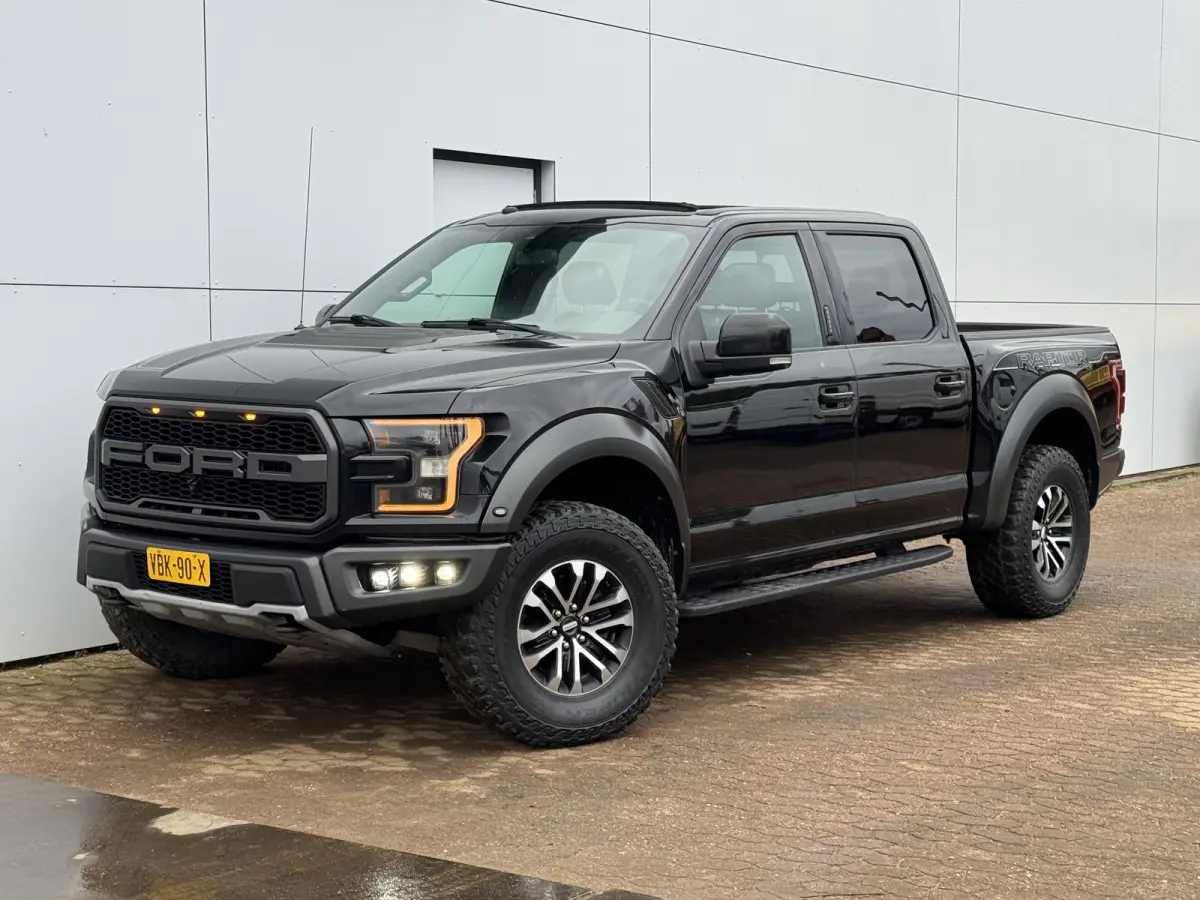 F-150 Raptor USA 3.5 V6 456PK Gereviseerde Motor + Turbos met groot onderhoud! Benzine/LPG 4x4 SuperCrew TwinTurbo Panoramadak Off-Road 4x4 Automaat Memory 3.5t Trekhaak Stoelverwarming + ve
