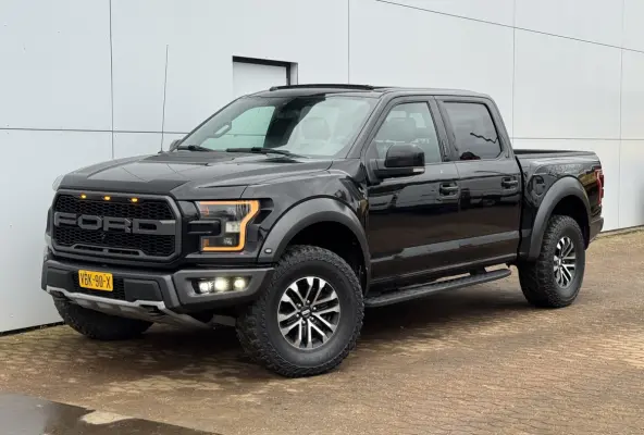 F-150 Raptor USA 3.5 V6 456PK Gereviseerde Motor + Turbos met groot onderhoud! Benzine/LPG 4x4 SuperCrew TwinTurbo Panoramadak Off-Road 4x4 Automaat Memory 3.5t Trekhaak Stoelverwarming + ve