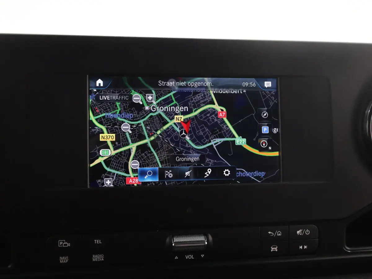 317 CDI L3 H2 | Navigatie | Digitale Radio | Airco | Spiegelpakket | Achteruitrijcamera | Dodehoekassistent | Zijwindassistent | Zijmarkeringslichten | Bijrijdersbank | Certified *