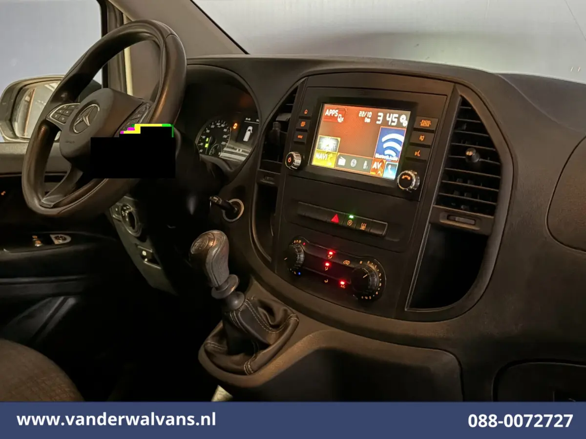 114 CDI 136pk L2H1 Euro6 Airco | Camera | LED | Trekhaak | Cruisecontrol | Stoelverwarming Parkeersensoren, Bijrijdersbank