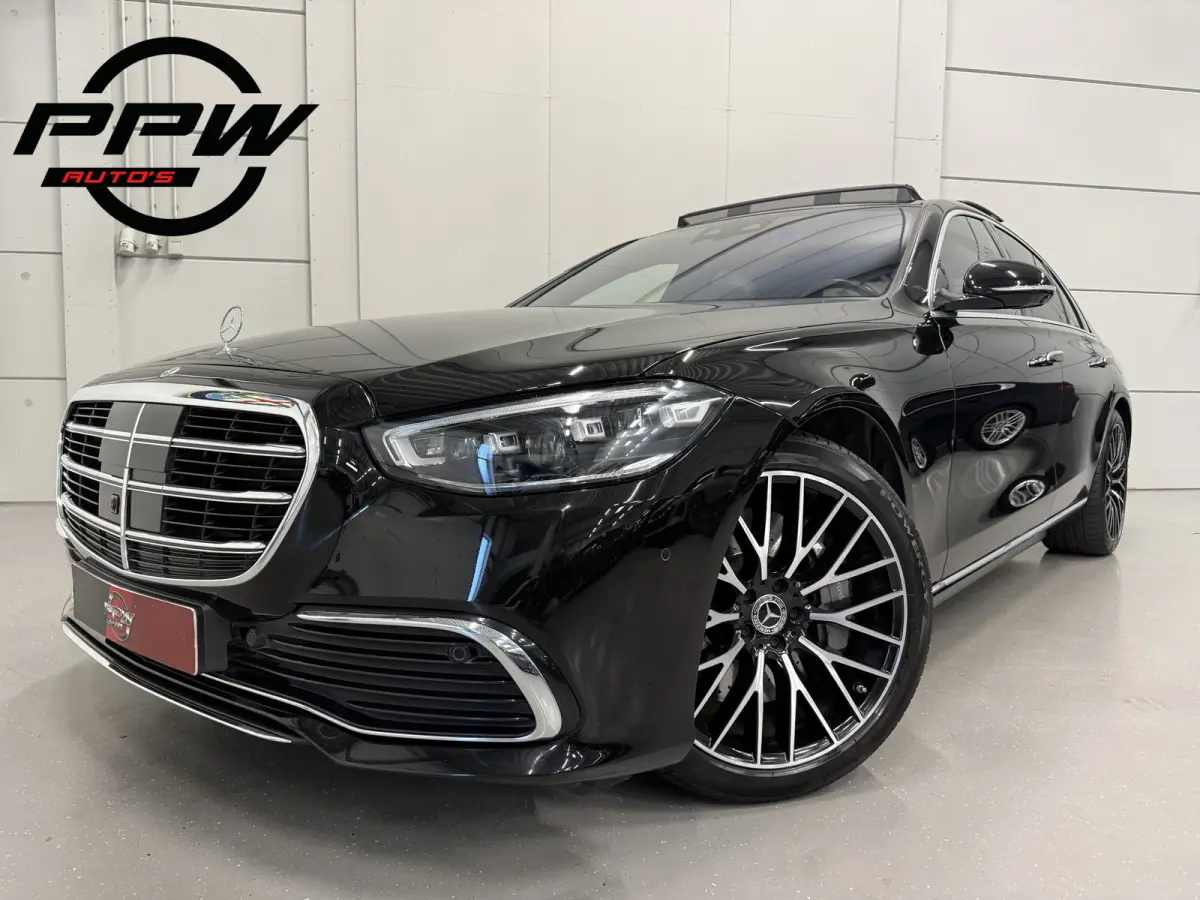 580 e PANO/BURMESTER/VENTILATIE/LUCHTVERING/ACC/HEAD-UP/360CAMERA/SOFT-CLOSE/20"/DONKERE-HEMEL/VOLLEDIG MERCEDES DEALER HISTORIE/BTW-AUTO