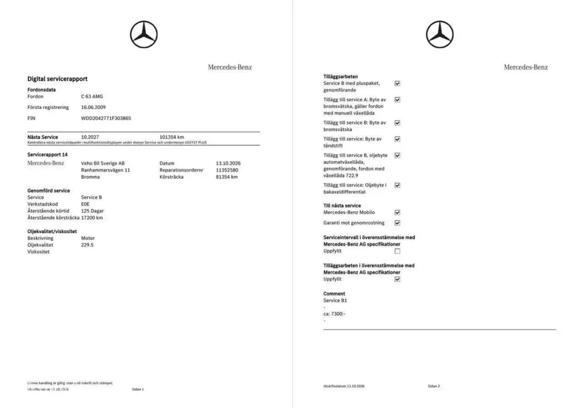 AMG 63, dealeronderhouden, H/K