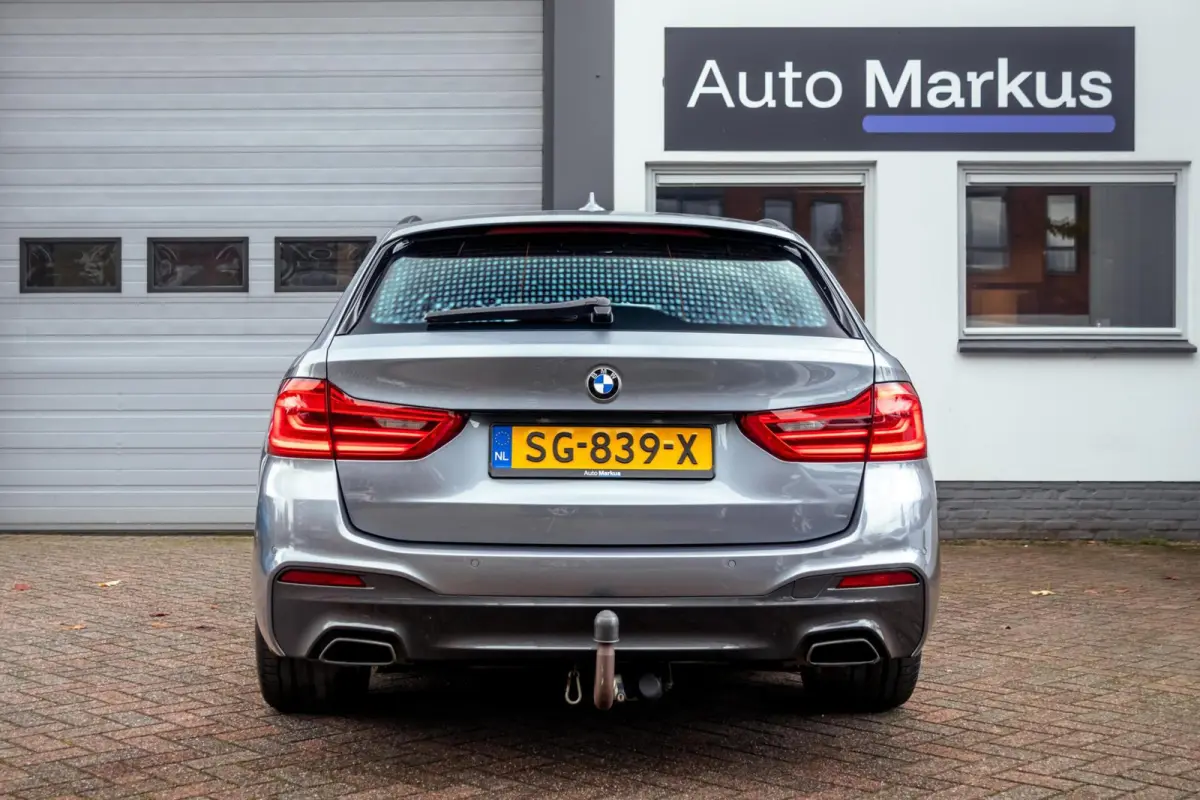 520i M-Sport|Memory|Trekhaak|HiFi|Sfeer|Orig NL|Leder