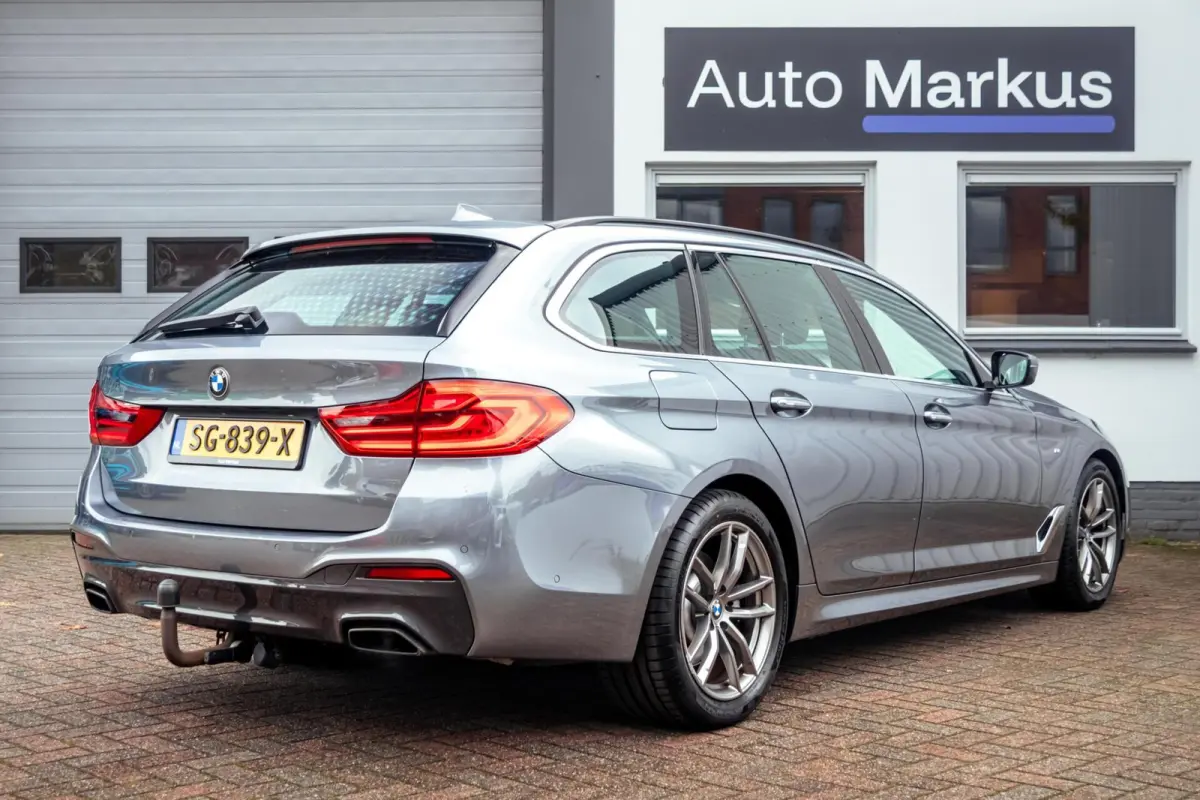 520i M-Sport|Memory|Trekhaak|HiFi|Sfeer|Orig NL|Leder