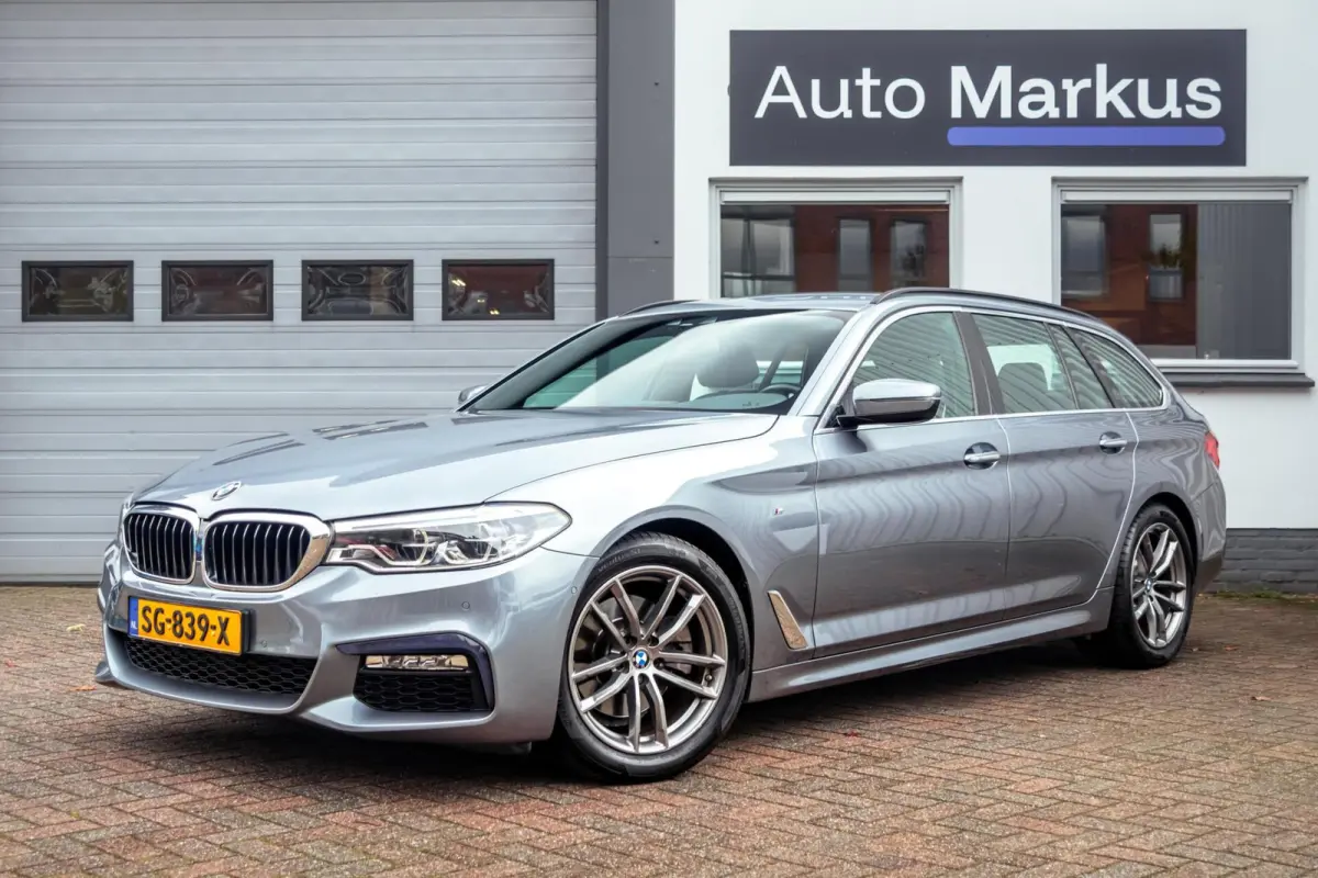 520i M-Sport|Memory|Trekhaak|HiFi|Sfeer|Orig NL|Leder