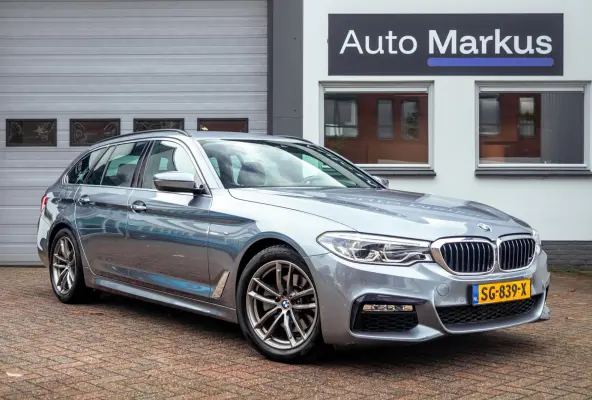 520i M-Sport|Memory|Trekhaak|HiFi|Sfeer|Orig NL|Leder