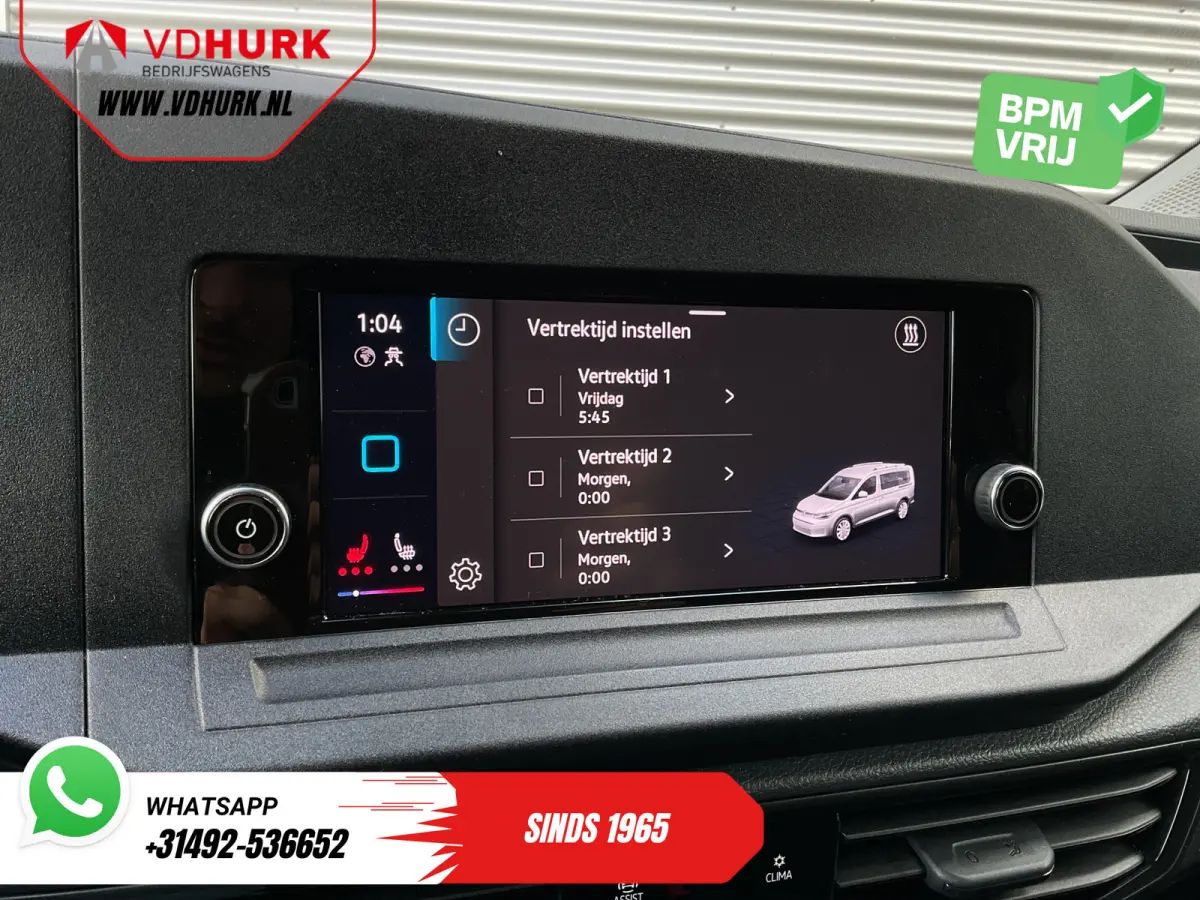 Maxi 2.0 TDI 125 pk DSG Aut. LED/ Adapt.Cruise/ Standkachel/ Stoelverw./ Carplay/ Camera/ PDC/ LMV/ Trekhaak/ Airco