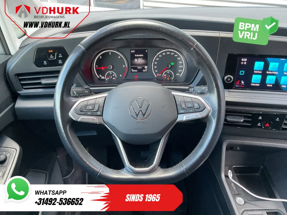 Maxi 2.0 TDI 125 pk DSG Aut. LED/ Adapt.Cruise/ Standkachel/ Stoelverw./ Carplay/ Camera/ PDC/ LMV/ Trekhaak/ Airco