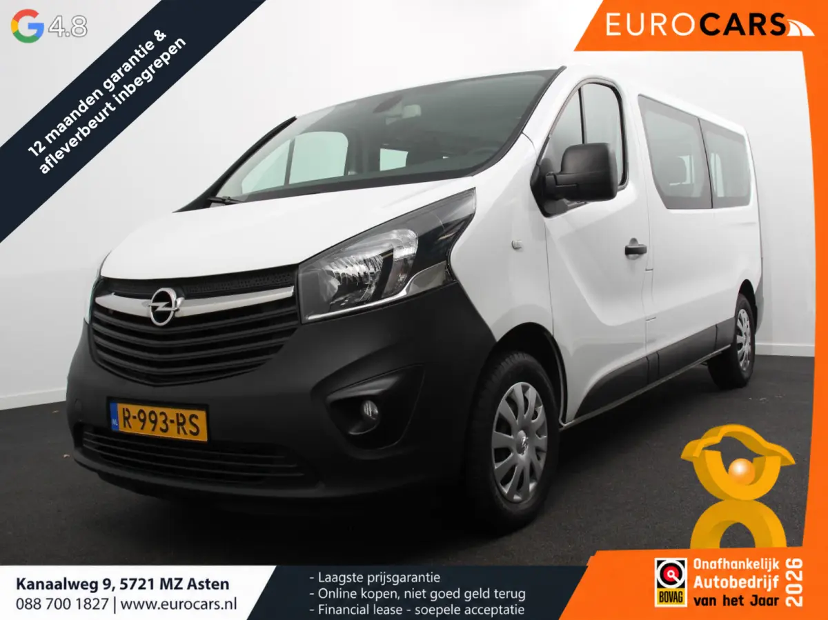 1.6 CDTI L2H1 8-Persoons PERSONENBUS Incl. BTW/Bpm Airco Bluetooth Lang 8-persoons