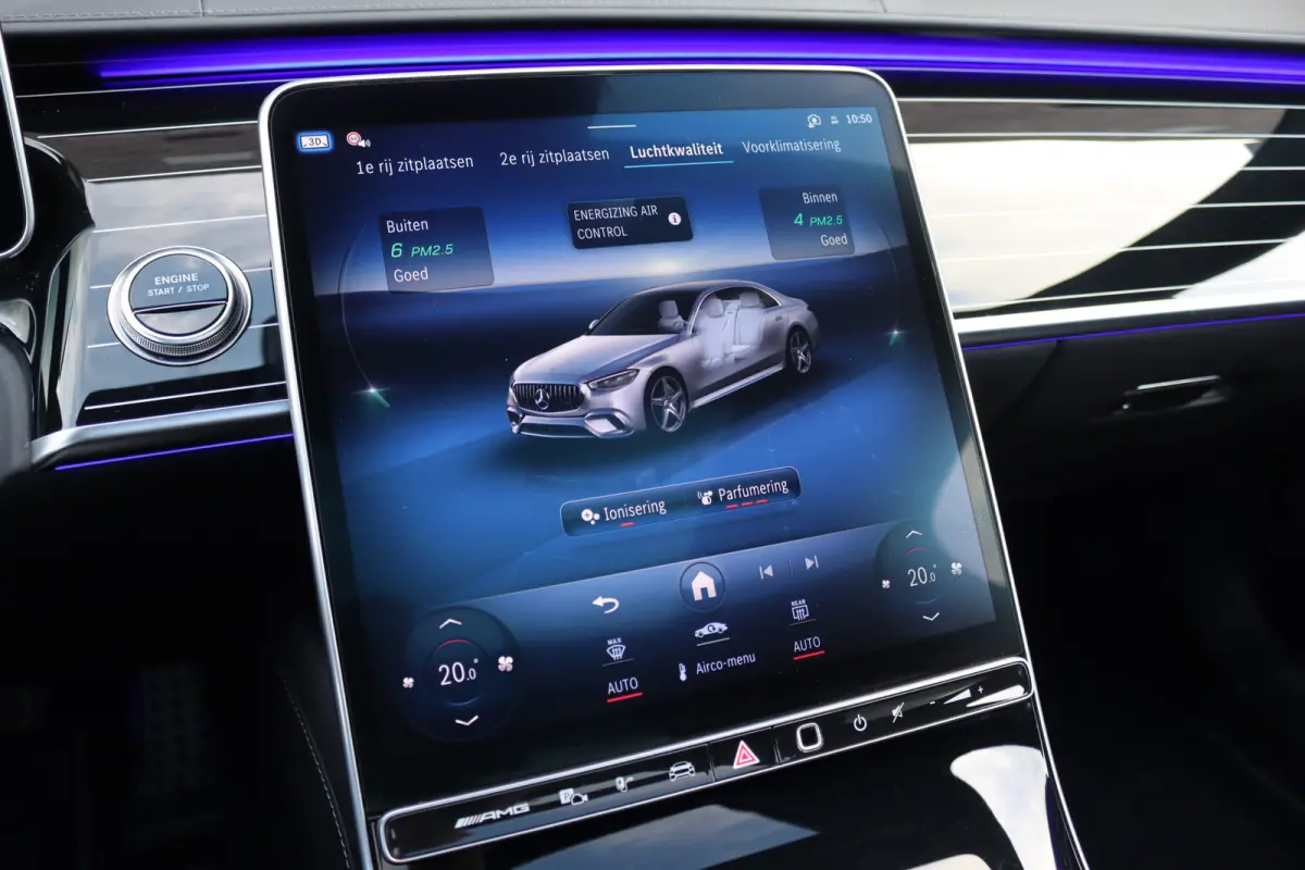 AMG 63 S E Performance | 802pk | Achterasbesturing | Distronic+ | HUD | Chauffeurspakket | Entertainmentpakket Achter | Stoelventilatie V+A | Vlakkenverwarming | Zonweringspakket |