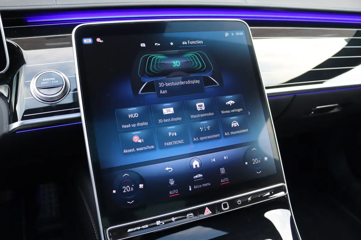 AMG 63 S E Performance | 802pk | Achterasbesturing | Distronic+ | HUD | Chauffeurspakket | Entertainmentpakket Achter | Stoelventilatie V+A | Vlakkenverwarming | Zonweringspakket |