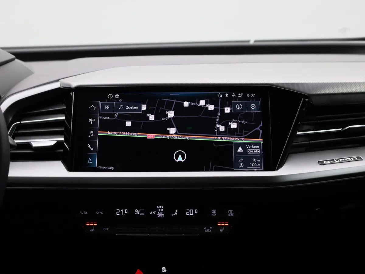 50 quattro Advanced edition 77 kWh 299 PK | Navigatie | Stoel + stuurverwarming | Comfortpakket Plus | Achteruitrijcamera | SONOS Premium geluidsysteem | Optiek Pakket Zwart | Privacy Glass 