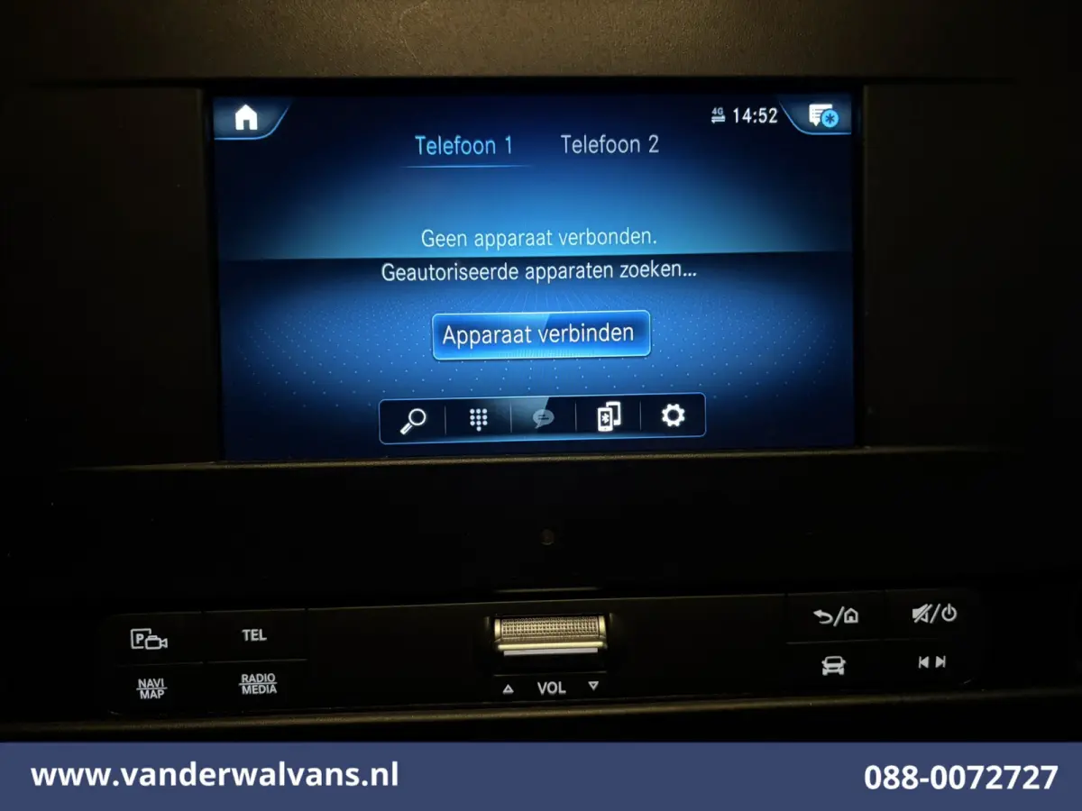 315CDI 150pk L3H2 Euro6 Airco | 360 graden Camera | Navigatie | Cruisecontrol | Chauffeursstoel | Apple Carplay Android Auto, Stoelverwarming, Parkeersensoren, Bijrijdersbank