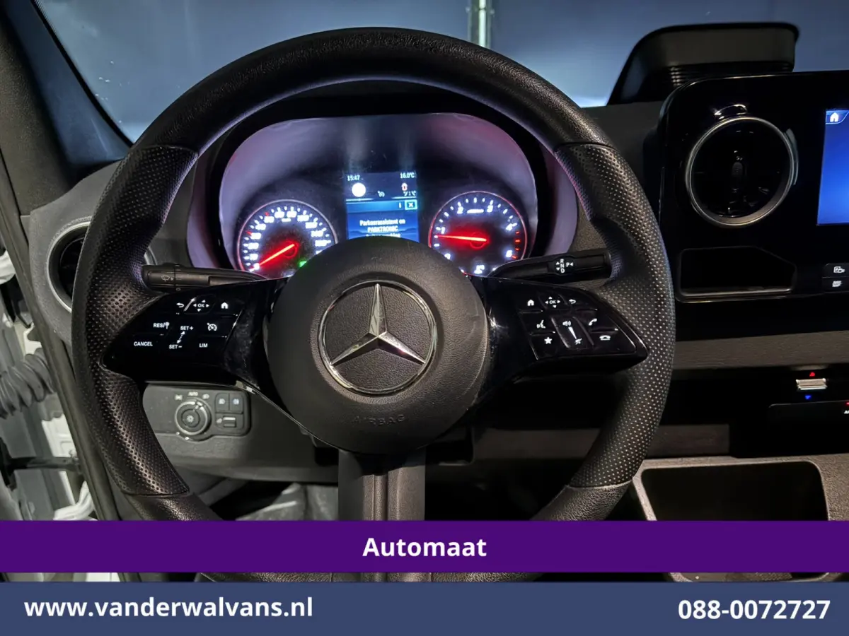 317 CDI 170pk 9G-Tronic Automaat XL MBUX L2H2 Euro6 Airco | Camera | Navigatie | Cruisecontrol | LED Chauffeursstoel, Stoelverwarming, Parkeersensoren, Bijrijdersbank