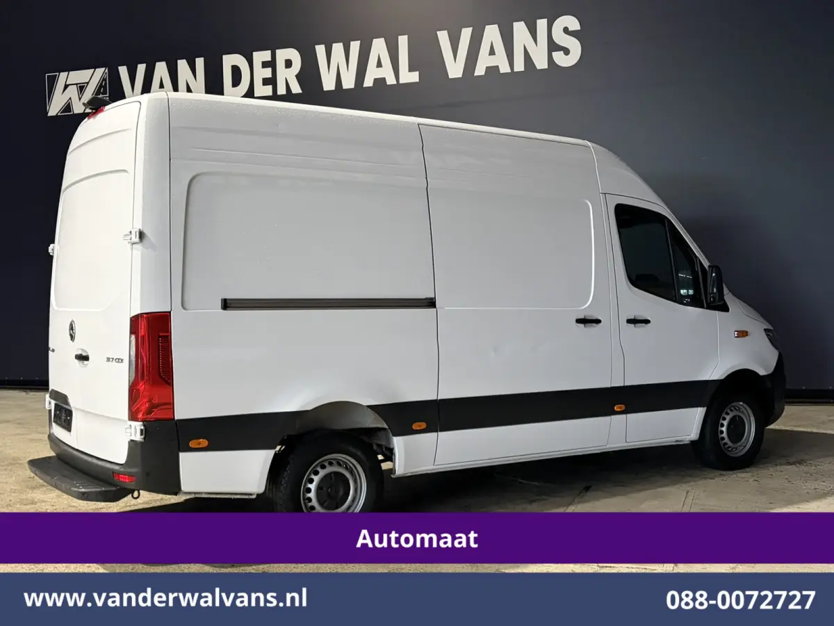 317 CDI 170pk 9G-Tronic Automaat XL MBUX L2H2 Euro6 Airco | Camera | Navigatie | Cruisecontrol | LED Chauffeursstoel, Stoelverwarming, Parkeersensoren, Bijrijdersbank