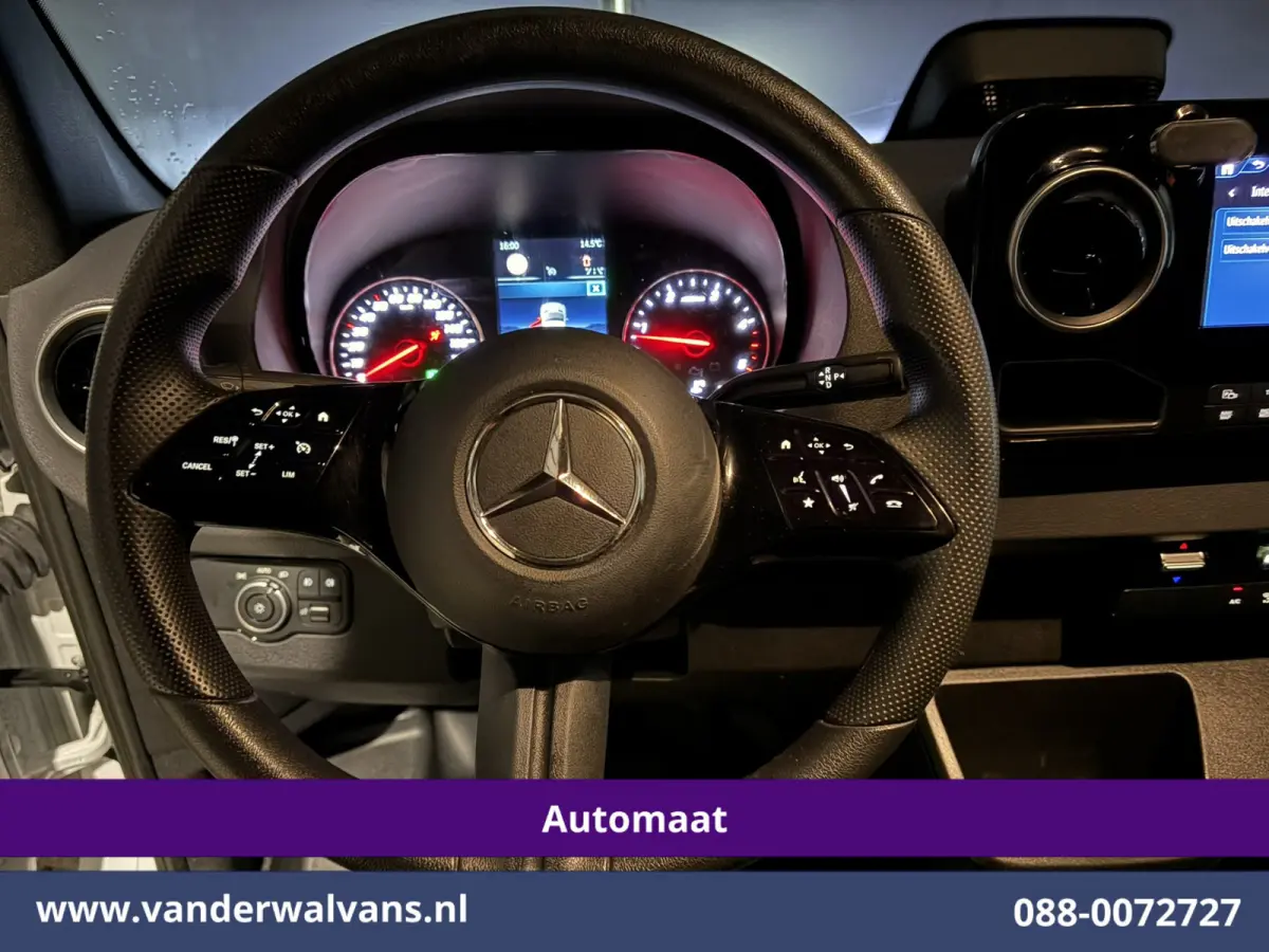317 CDI 170pk 9G-Tronic Automaat XL MBUX L2H2 Euro6 Airco | Camera | Navigatie | Cruisecontrol | LED Chauffeursstoel, Stoelverwarming, Parkeersensoren, Bijrijdersbank