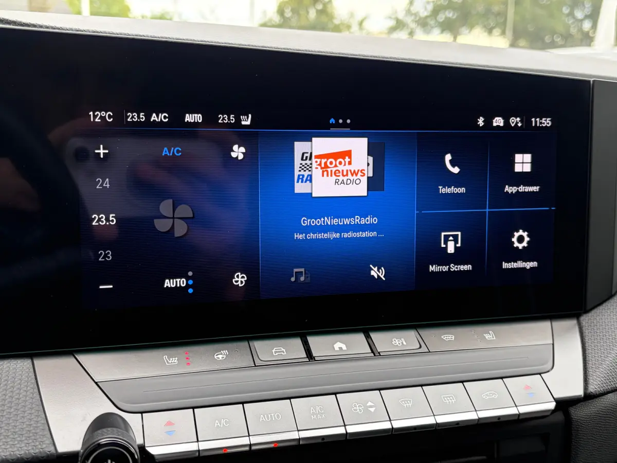 1.2 Turbo Hybrid 145 PK GS Aut. | ELEK. SCHUIF-/KANTELDAK| HEAD-UP DISPLAY| 360* CAMERA| MATRIX LED| AGR-COMFORTSTOELEN| ADAPTIEVE CRUISE CONTROL| DODEHOEK DETECTIE| SFEERVERLICHTING| STUUR,
