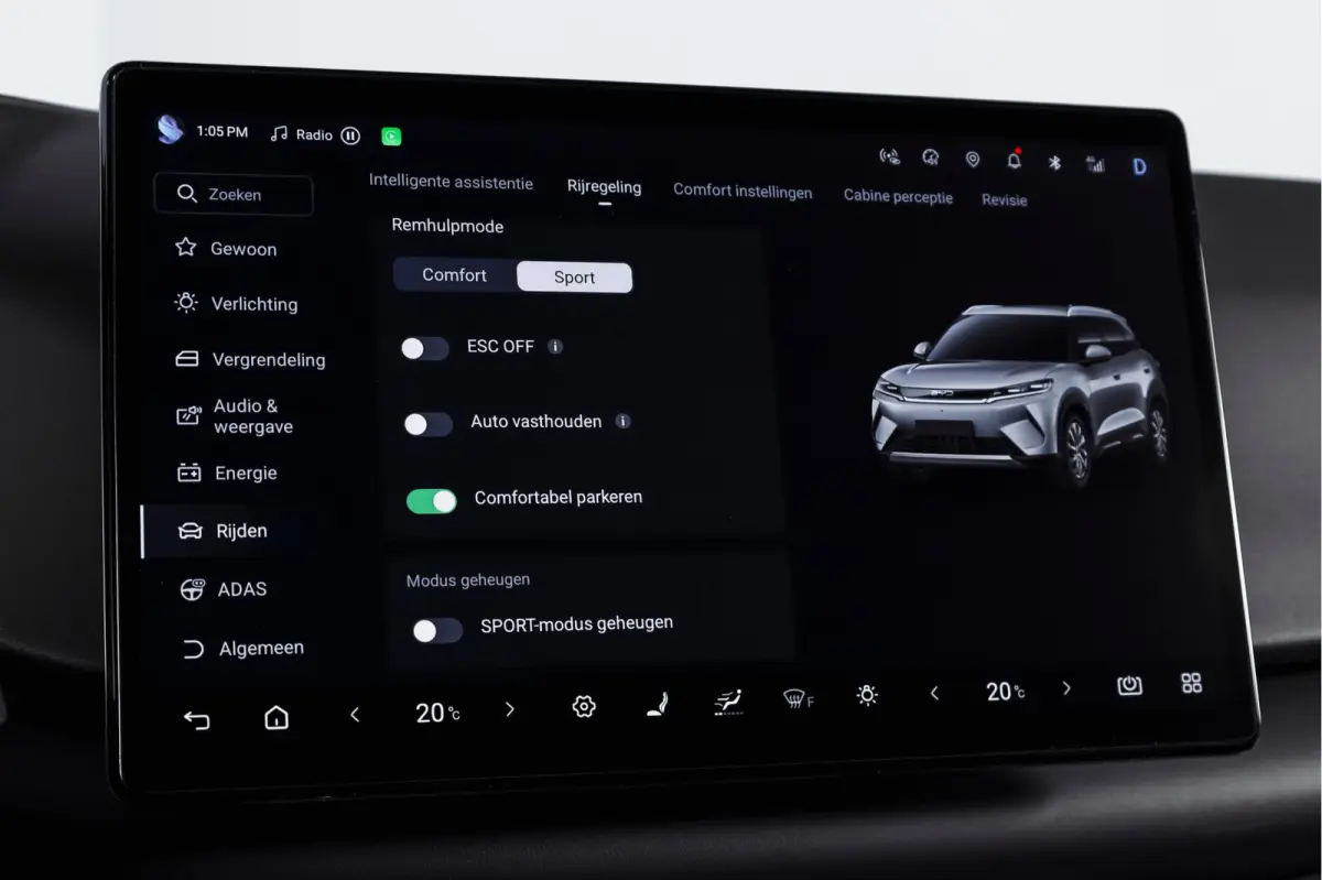 1.5 DM-i Boost | Panodak | Dig. Cockpit | Adapt. Cruise | Stoel-+Stuurverw. | PDC | 360 Camera | NAV + Carplay / Android | ECC | LM 17" | 1764