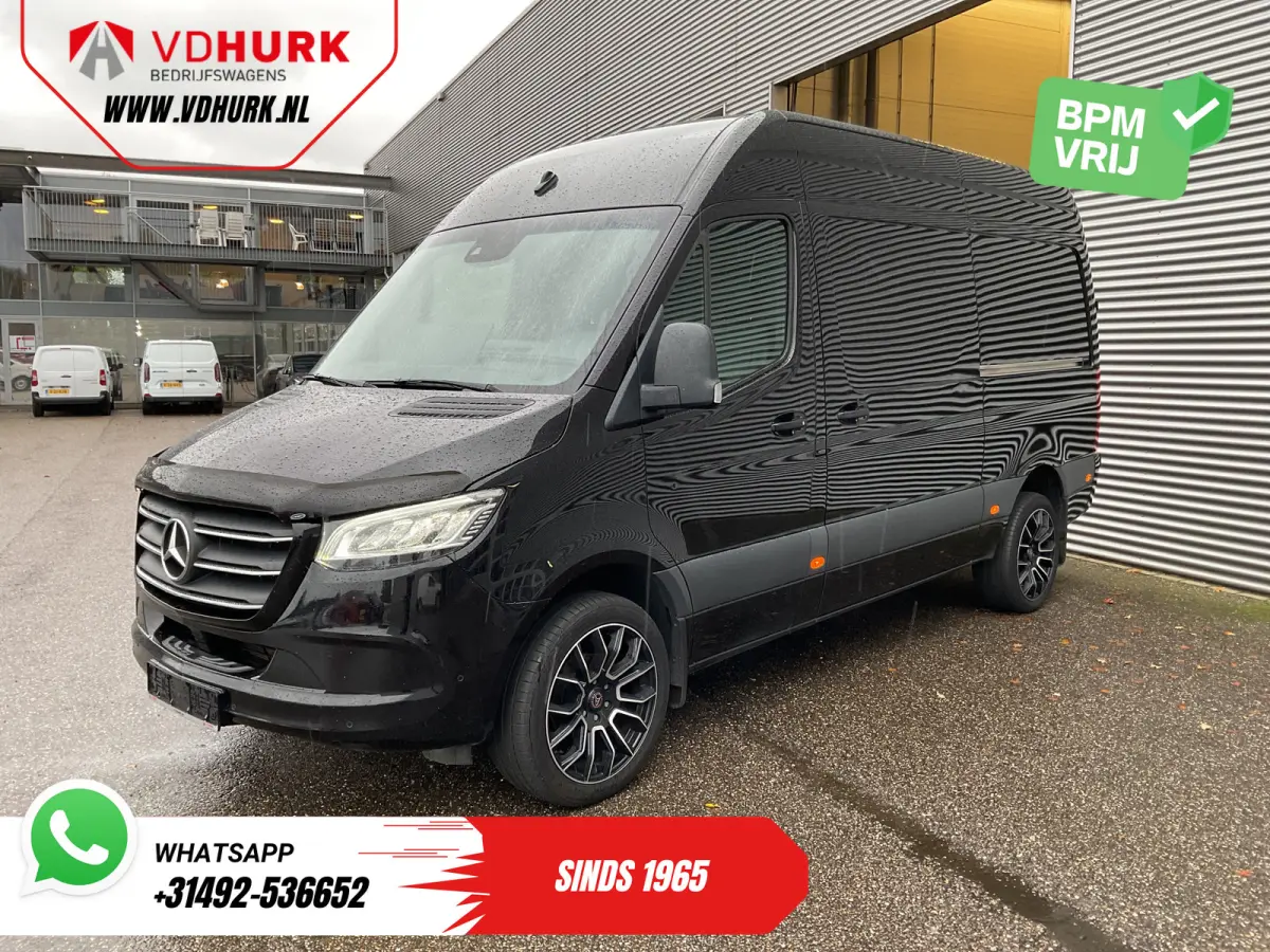 319 CDI Aut. L2H2 Adapt.Cruise/ 2x Schuifdeur/ 3.5t Trekverm./ LED/ 10,25" MBUX/ Carplay/ Standkachel/ Stoelverw./ Airco/ Camera/ PDC/ Trekhaak