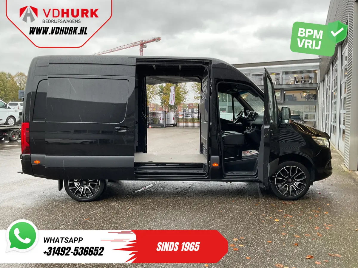 319 CDI Aut. L2H2 Adapt.Cruise/ 2x Schuifdeur/ 3.5t Trekverm./ LED/ 10,25" MBUX/ Carplay/ Standkachel/ Stoelverw./ Airco/ Camera/ PDC/ Trekhaak