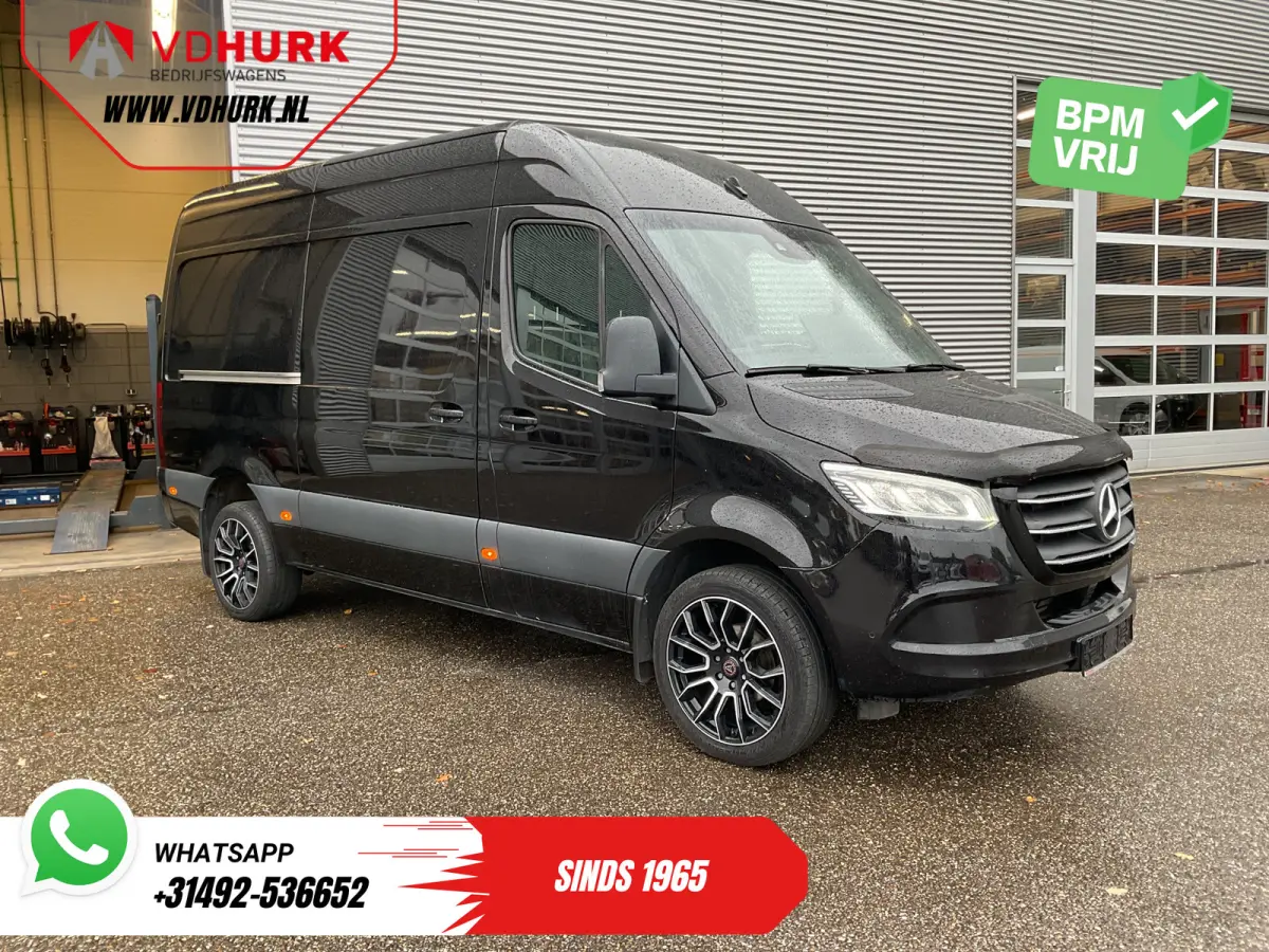 319 CDI Aut. L2H2 Adapt.Cruise/ 2x Schuifdeur/ 3.5t Trekverm./ LED/ 10,25" MBUX/ Carplay/ Standkachel/ Stoelverw./ Airco/ Camera/ PDC/ Trekhaak